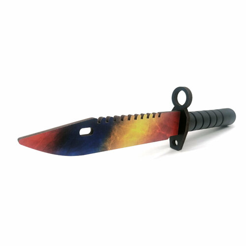 Деревянный штык-нож М9 Байонет Мраморный Градиент Mod.2 EcoToys