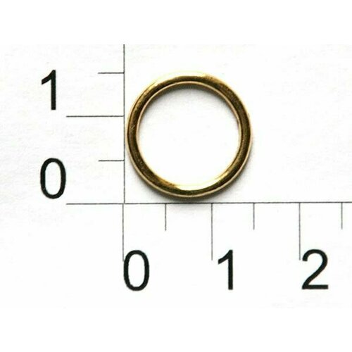 Кольцо для бюстгальтера металл 1200Н золото d12мм (уп.50 шт.) Proknopka