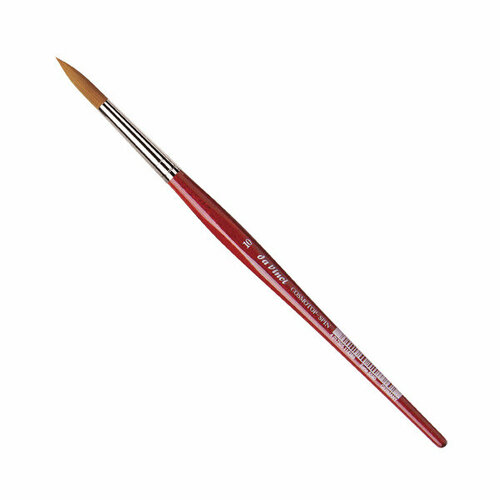 Кисть синтетика круглая Da Vinci 5580 Cosmotop-Spin, короткая ручка, № 10