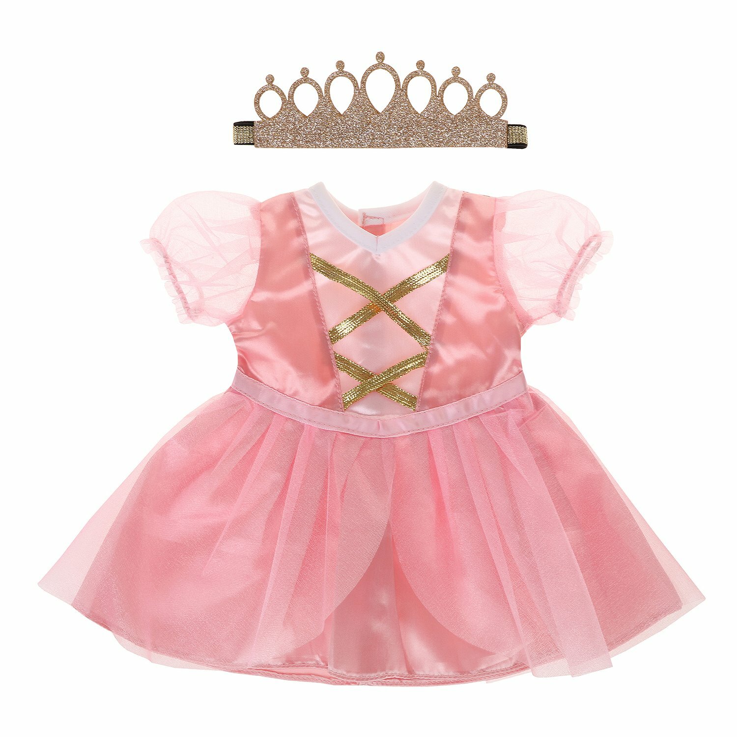 Одежда для кукол Мary Poppins Платье и повязка Принцесса, 38-43 см 452185