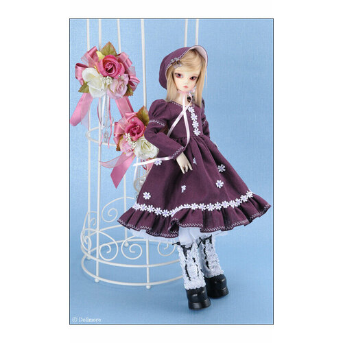 Dollmore Viola Dress Violet (Женский наряд Виола для кукол Доллмор 43-44 см) наряд dollmore where are you going alice куда ты собираешься алиса для кукол доллмор