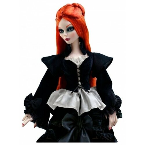 Tonner Mortuary Madness Blouse (Черная блузка на шнуровке для куклы Эванджелин от Тоннер)