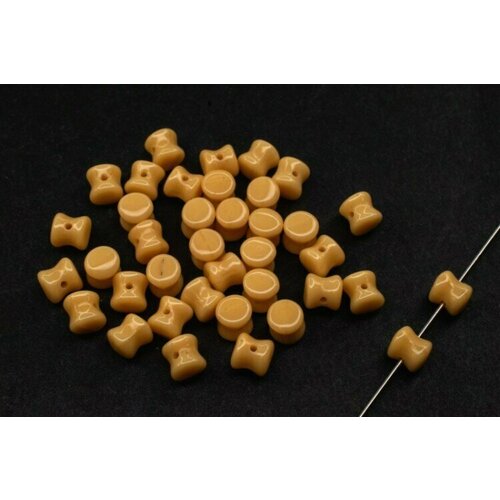 Бусины Pellet beads 6х4мм, отверстие 0,5мм, цвет 13020 бежевый непрозрачный, 732-005, 10г (около 60шт) бусины pellet beads 6х4мм отверстие 0 5мм цвет 01890 красный матовый металлик 732 013 10г около 60шт