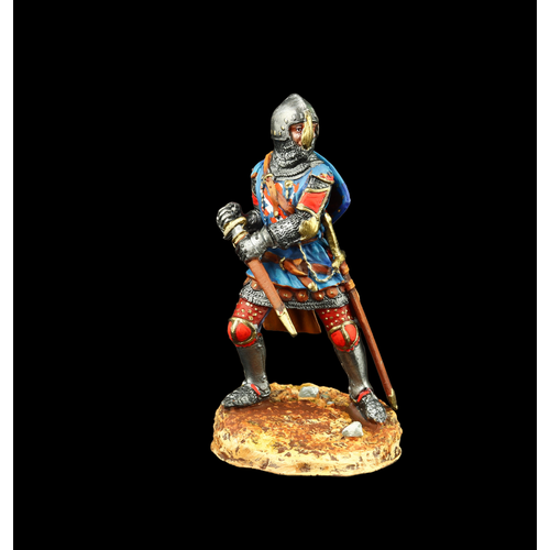 Оловянный солдатик SDS: Рыцарь вытаскивает меч оловянный солдатик sds нормандский рыцарь 1066 г