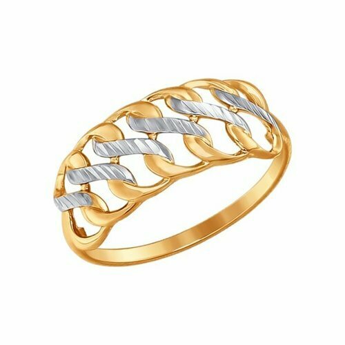 фото Кольцо diamant online, золото, 585 проба, размер 18.5