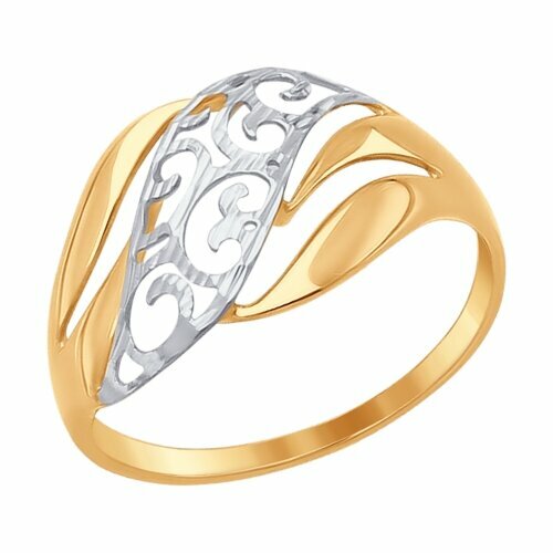 фото Кольцо, золото, 585 проба, размер 19.5 diamant-online