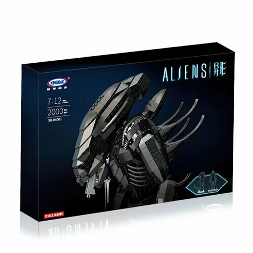 Конструктор Чужой Ксеноморф (ALIEN), 2020 деталей / Alien Xenomorph Monster фигурка head knocker alien xenomorph 23 см