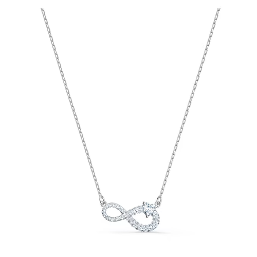 фото Колье swarovski, кристаллы swarovski, серебристый
