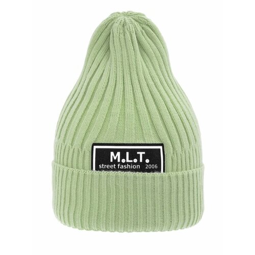 фото Шапка mialt, размер 54-56, зеленый