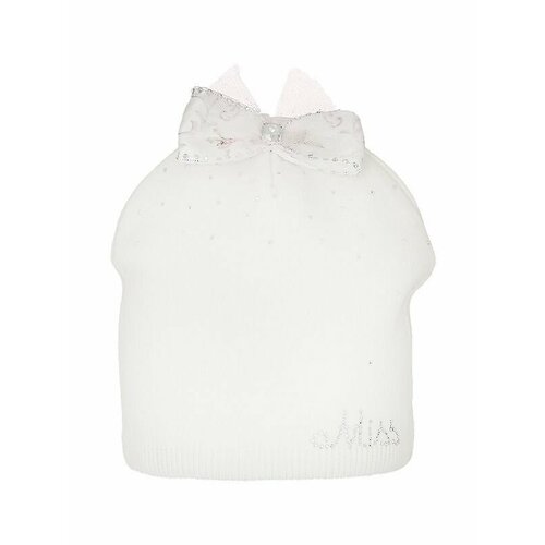 фото Шапка mialt, размер 50-52, белый