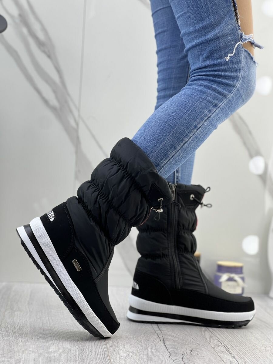 Сапоги ALASKA, размер 39, черный — фото 1