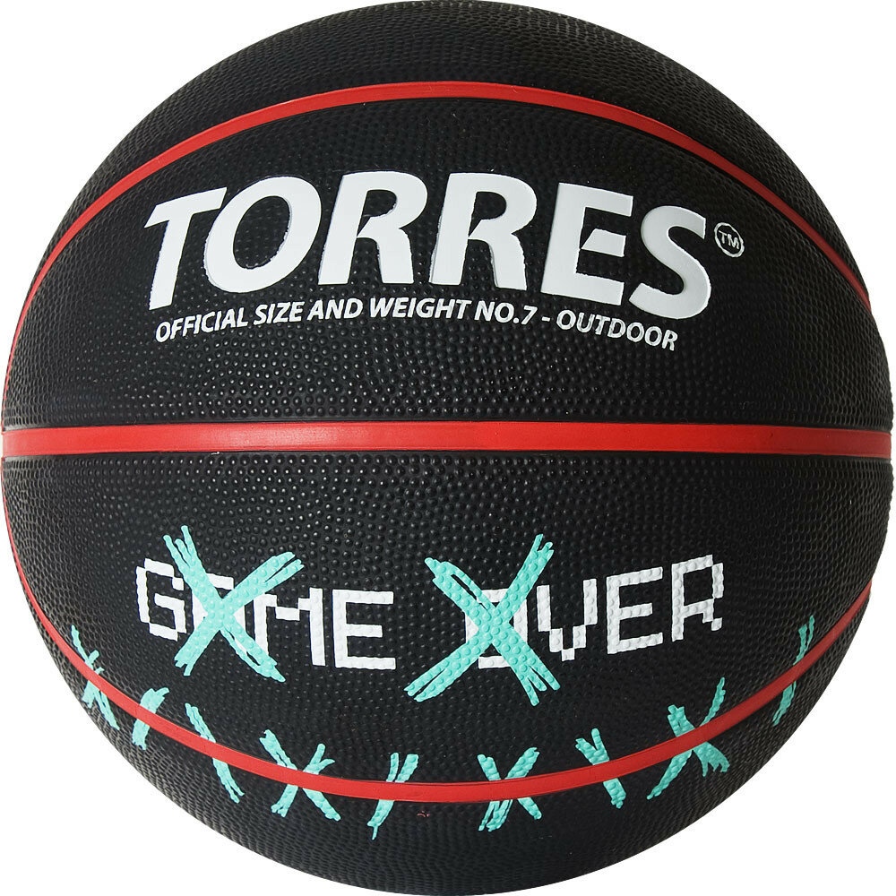 Мяч баскетбольный TORRES Game Over B02217, размер 7