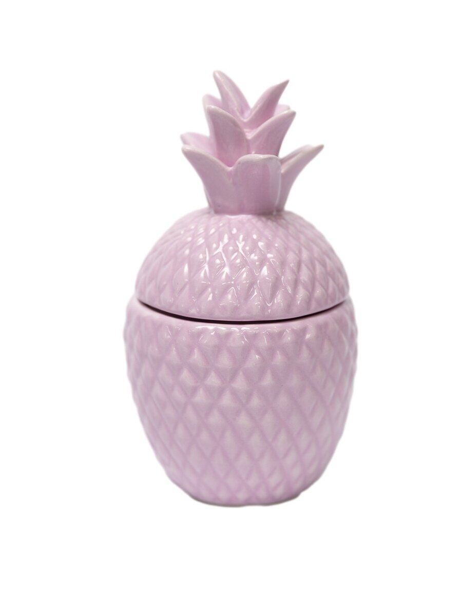 Шкатулка для украшений "Preston" Floox, 7х7х13 см, цвет розовый, керамика, в форме ананаса