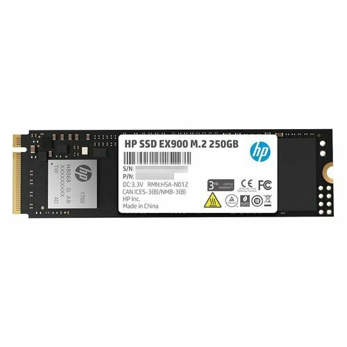SSD накопитель HP EX900 250ГБ M2 2280 PCI-E 30 x4 NVMe 2yy43aaabb 526400₽