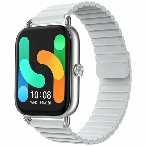 Умные часы Haylou RS4 PLUS серебряный 2 ремешка 440000₽