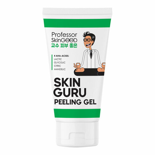 пилинг скатка для лица с aha кислотами professor skingood skin guru peeling gel 35 мл Пилинг-скатка для лица `PROFESSOR SKINGOOD` с AHA-кислотами 35 мл