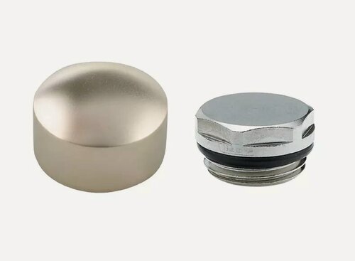 Изображение товара Заглушка с декоративным колпачком Hummel Designtechnik 1/2", матовый никель