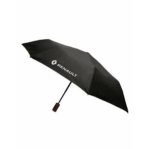 Зонт Renault, полуавтомат, черный