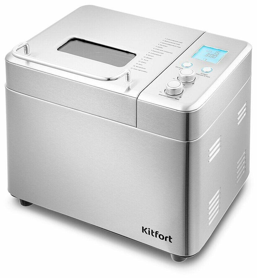 Хлебопечка Kitfort КТ-304, stainless steel