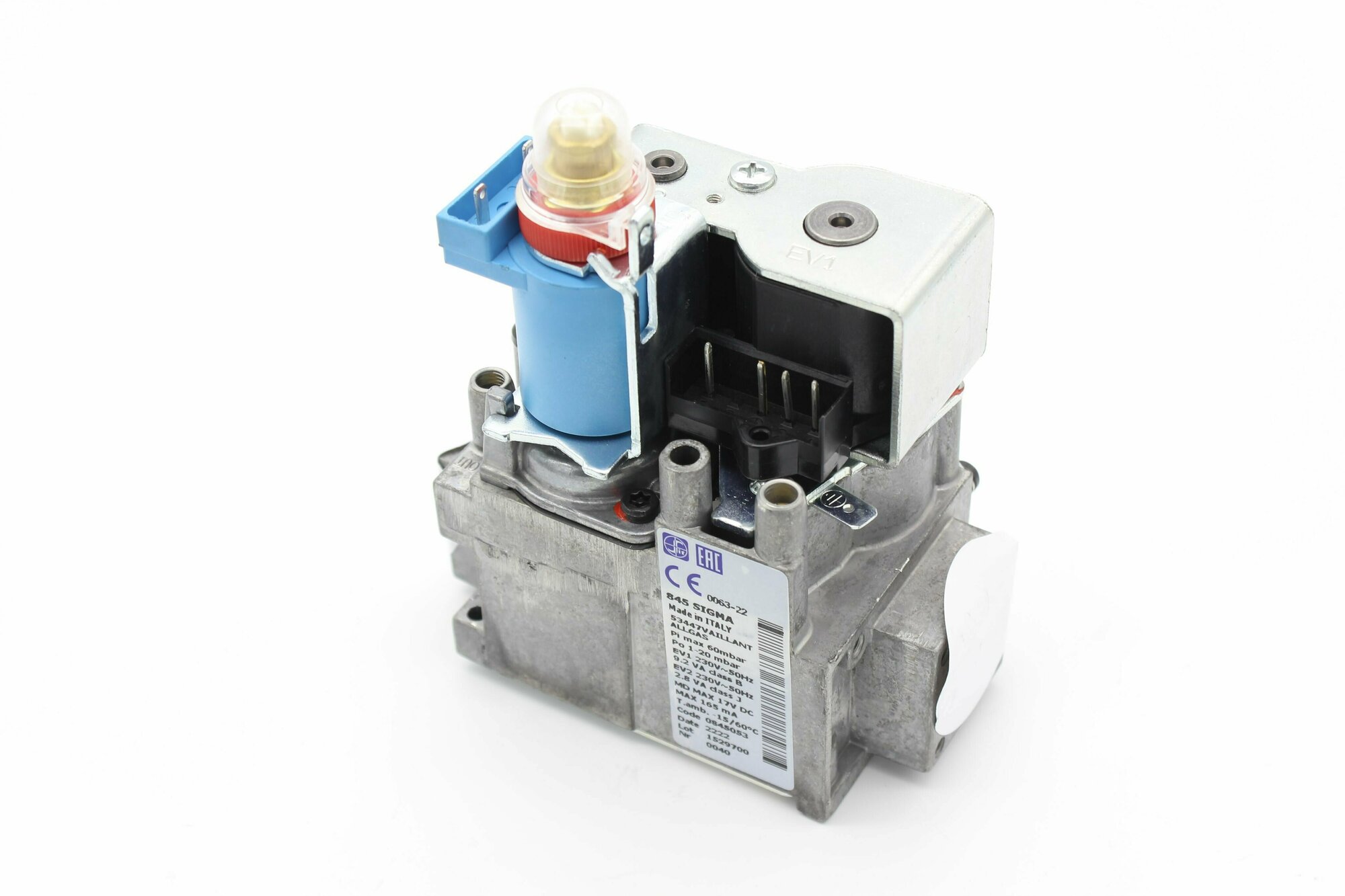 Газовый клапан Sit 845 220V 0845053 для котла Vaillant Max 053462