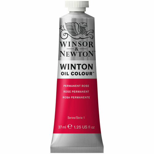 Краска масляная художественная Winsor&Newton "Winton", 37мл, туба, розовый перманентный, 3 штук, 316744