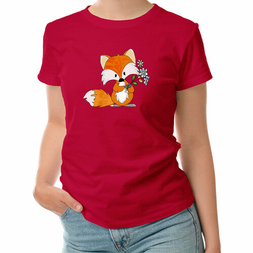 фото Футболка roly, размер l, красный