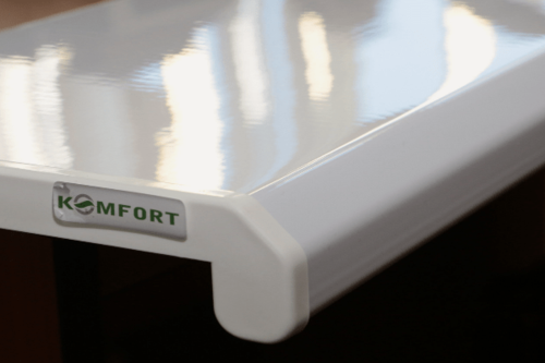 Изображение товара Подоконник Данке Комфорт глянец 400*1200 с заглушками