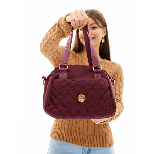 фото Сумка кросс-боди , бордовый baruda