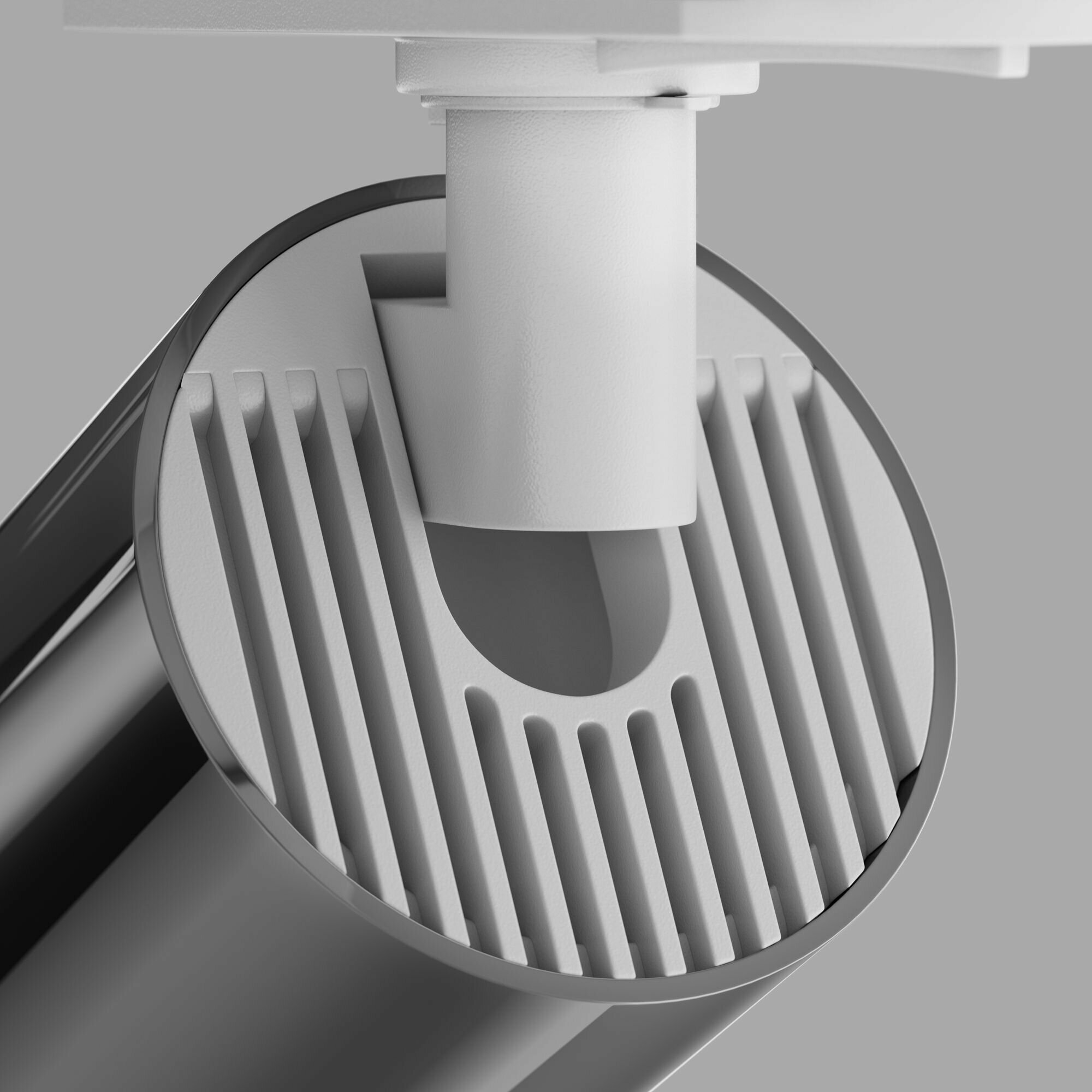 фото Трековый светильник, спот потолочный, спот, споты потолочные, спот настенный, светильник Technical Single phase track system Unity, TR020-1-U-GU10-WGF, GU10, лампы: 1шт, 2кв. м