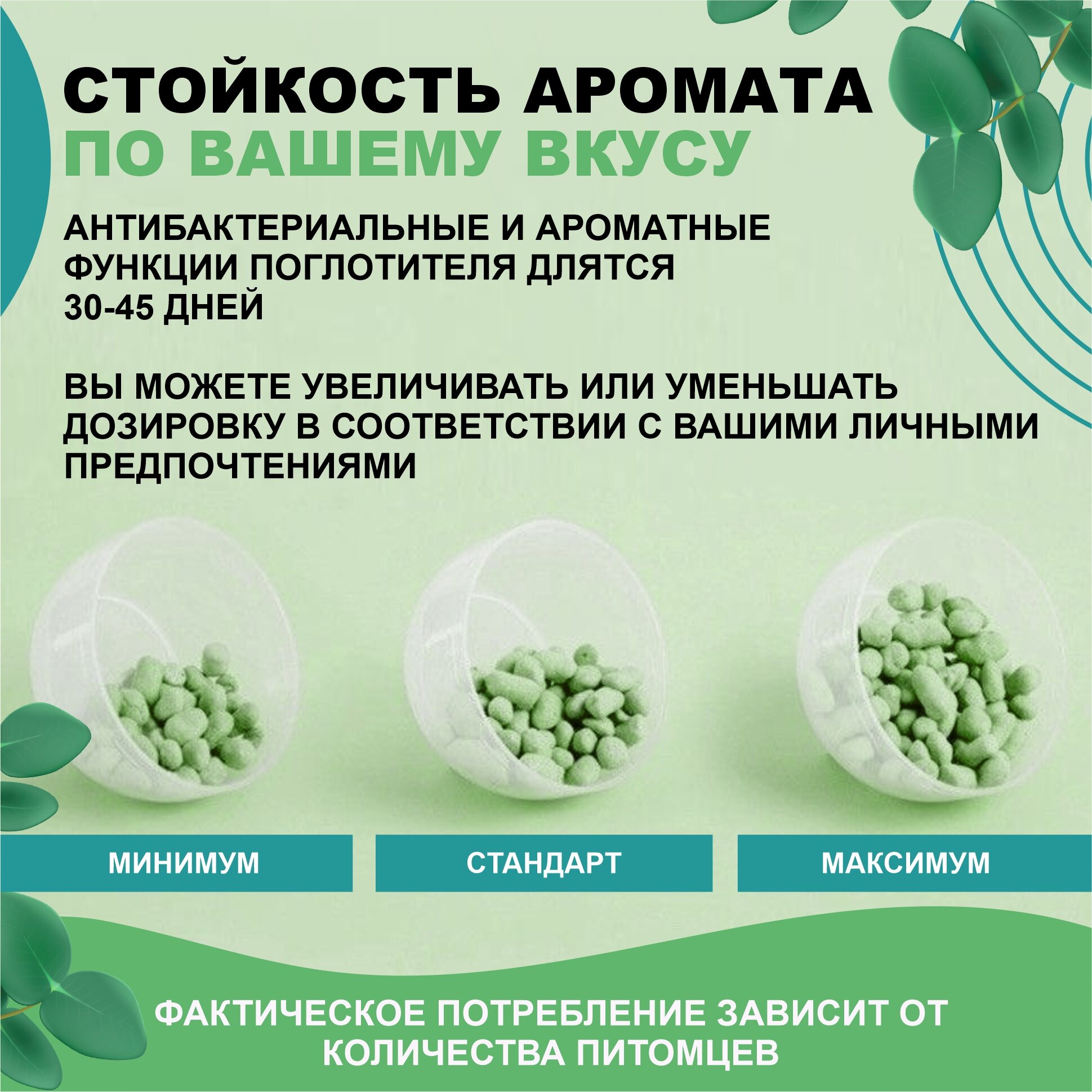 Поглотитель запаха для кошачьего туалета Cature с ароматом травы, 450мл - фотография № 6