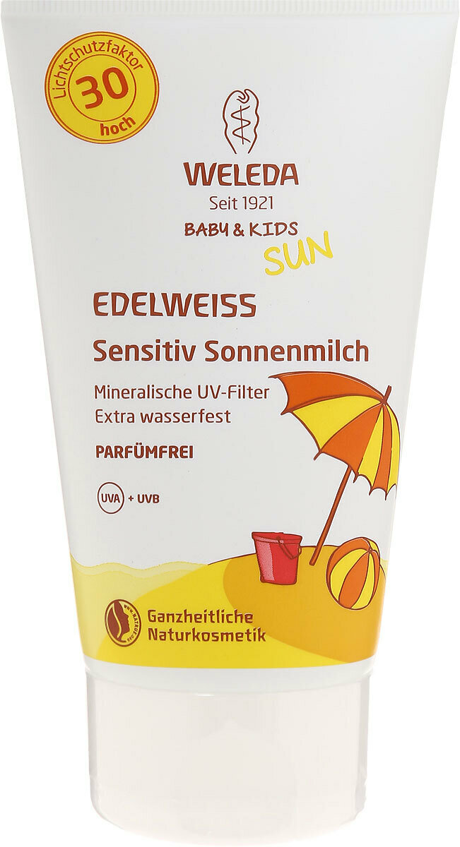 Крем Weleda солнцезащитный для младенцев и детей SPF 30, 150 мл - фото №8