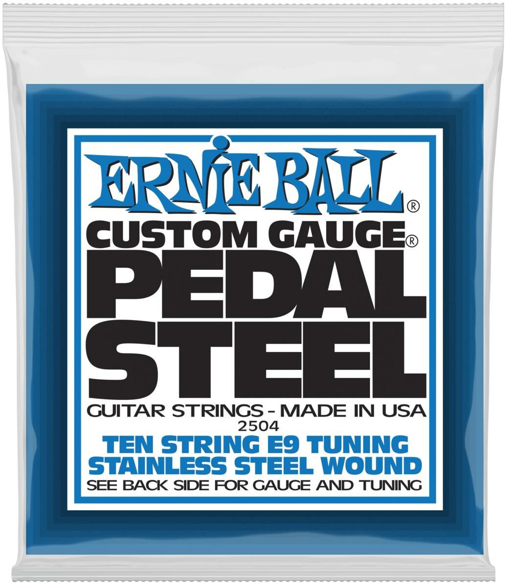 ERNIE BALL 2504 Stainless Steel E9 Tuning 13-39 Струны для 10 струнной педальной слайд-гитары