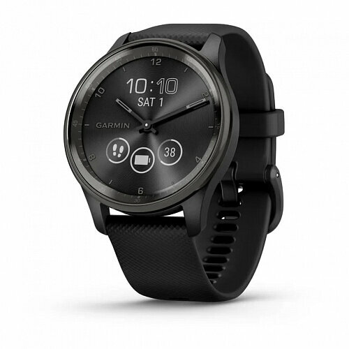 Garmin vivomove Trend с безелем серого цвета с черным корпусом и силиконовым ремешком 5249000₽