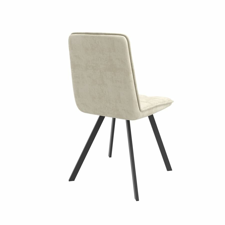 Стул "ROM" (Черный/Milk Lux b2) — фото 1