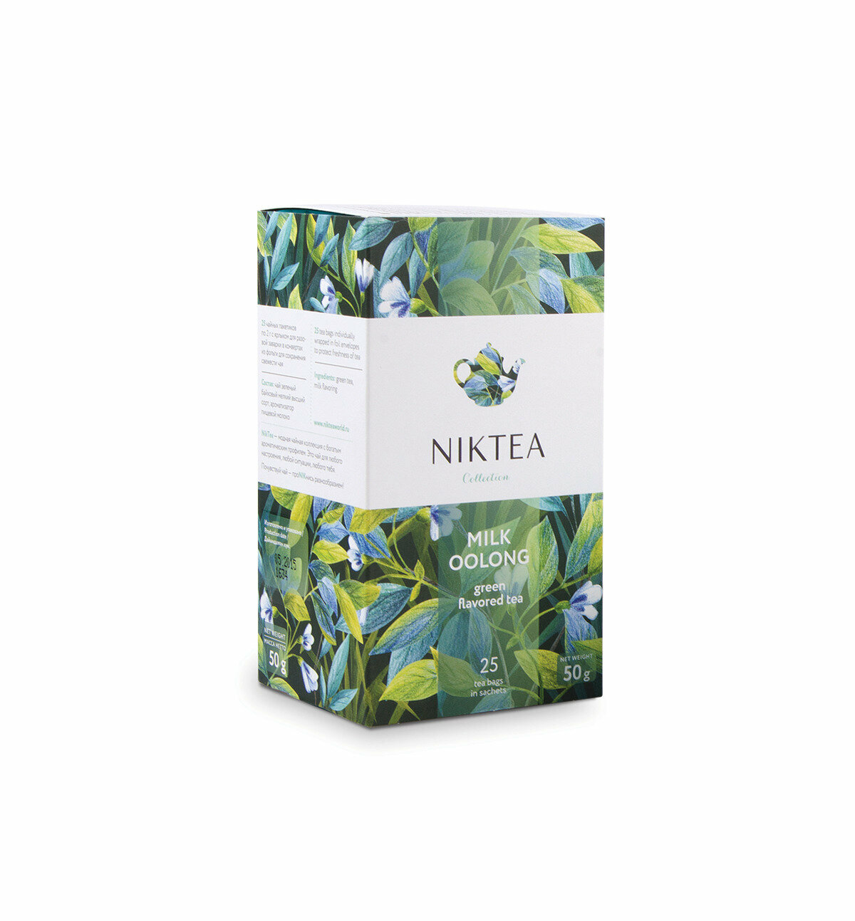 Чай зеленый Niktea Молочный Улун 25*2г А-Трейд - фото №16
