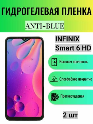 Характеристики модели Комплект Anti-Blue 2 шт. Гидрогелевая защитная ...