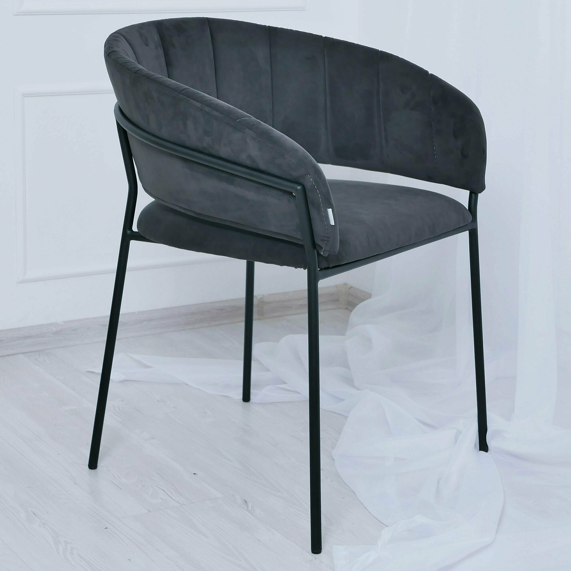 Стул SAMOYLOV MEBEL для кухни со спинкой мягкий. Оригинальный дизайнерский стул в гостиную, офис, кафе. Премиум сегмент - фотография № 1