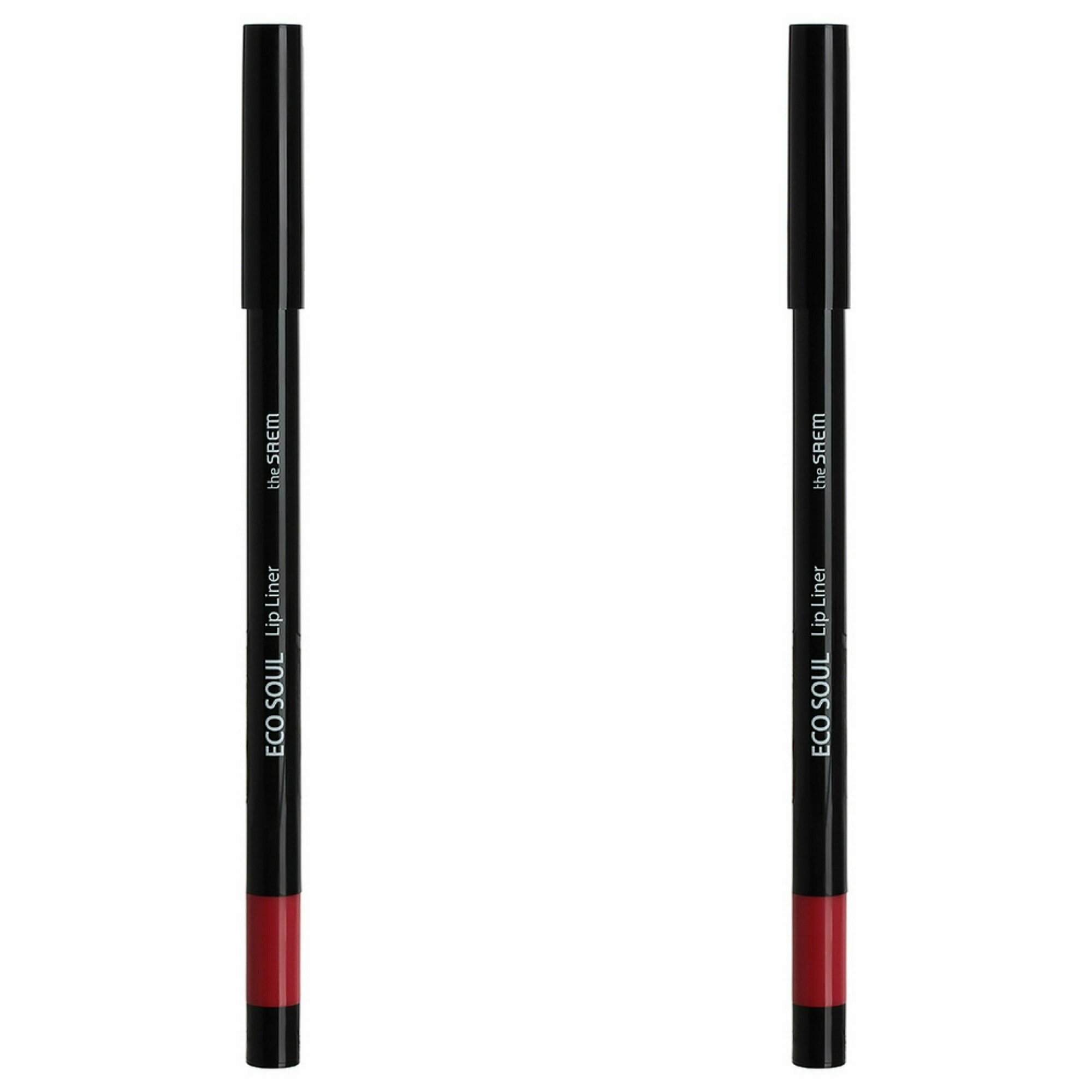 Карандаш для губ The Saem Eco Soul Lip Liner RD01 French Red - фото №1