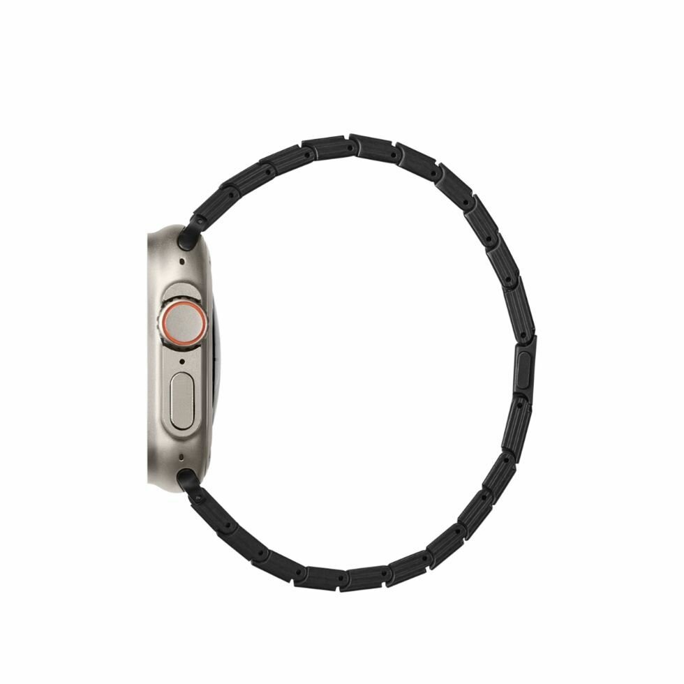 Браслет PITAKA Dreamland ChromaCarbon для Apple Watch 38/40/41/42/44/45/49mm, принт лесенка (Stairs) — фото 4