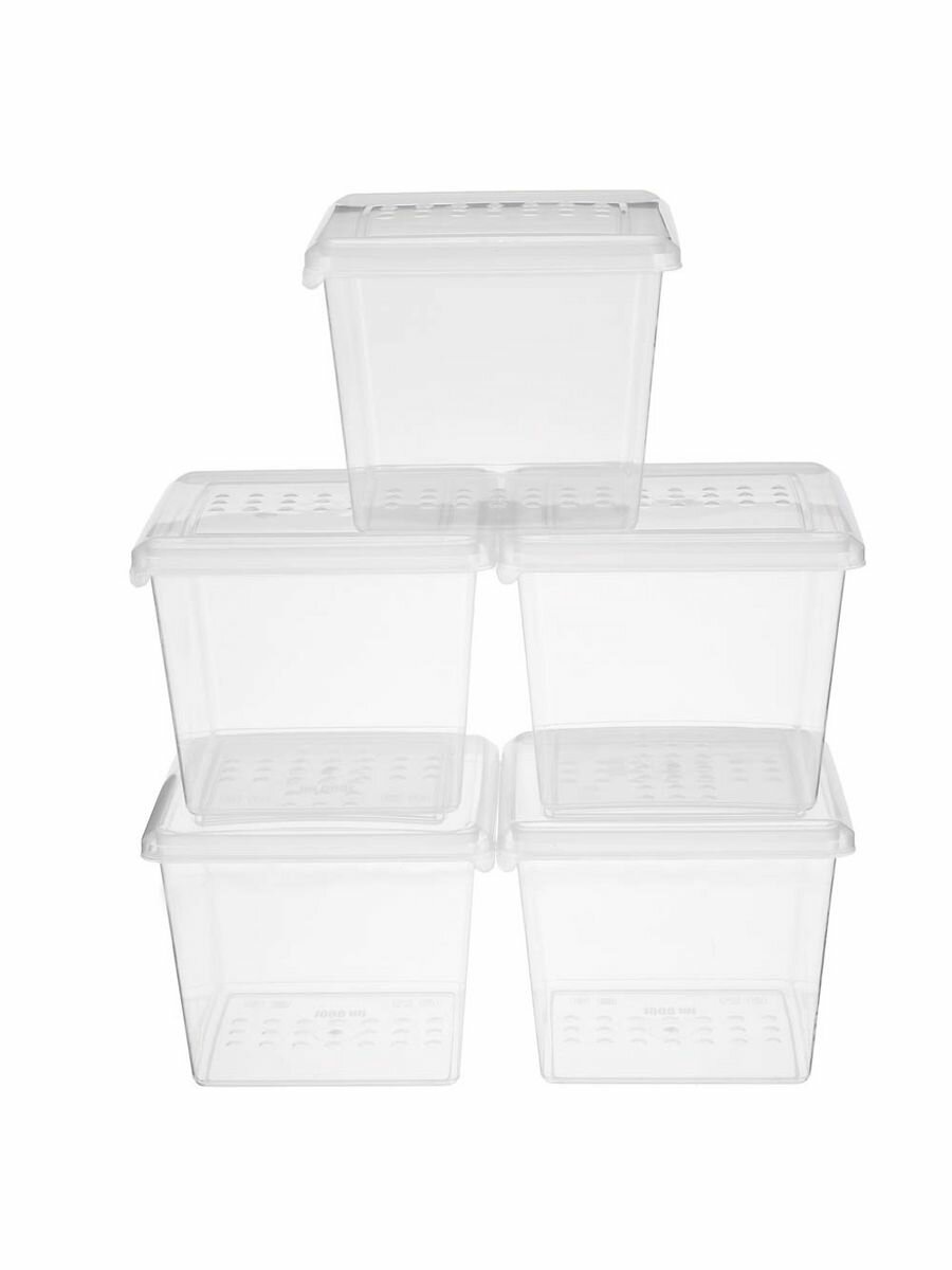 Набор контейнеров для заморозки 1 л, 5 шт - фотография № 11