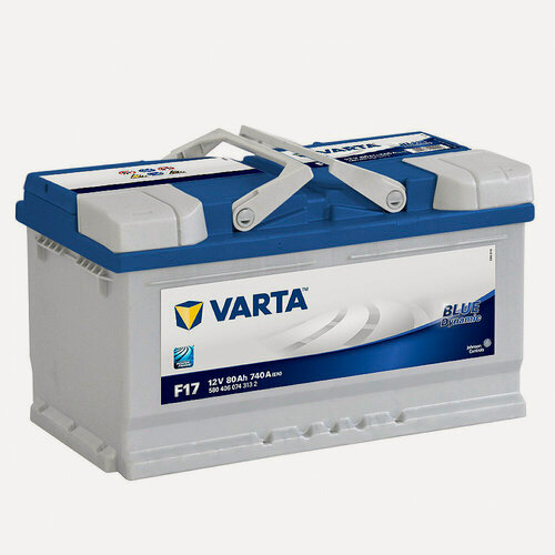 Изображение товара Аккумулятор автомобильный VARTA F17 BLUE dynamic 80 а/ч 740А, VAR580406-BD