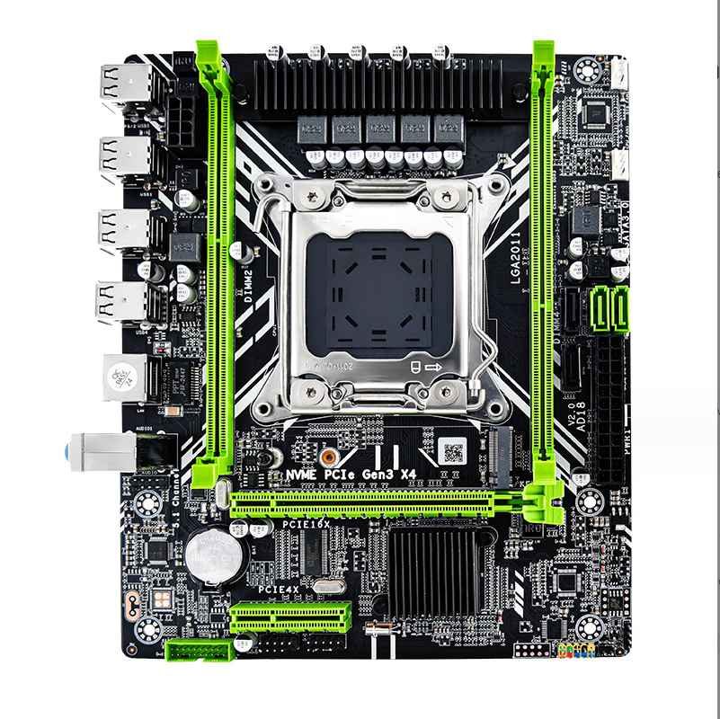 Комплект материнской платы X79 LGA 2011: Atermiter X79 + Xeon E5 2640v2 + DDR3 16Гб 2х8Гб