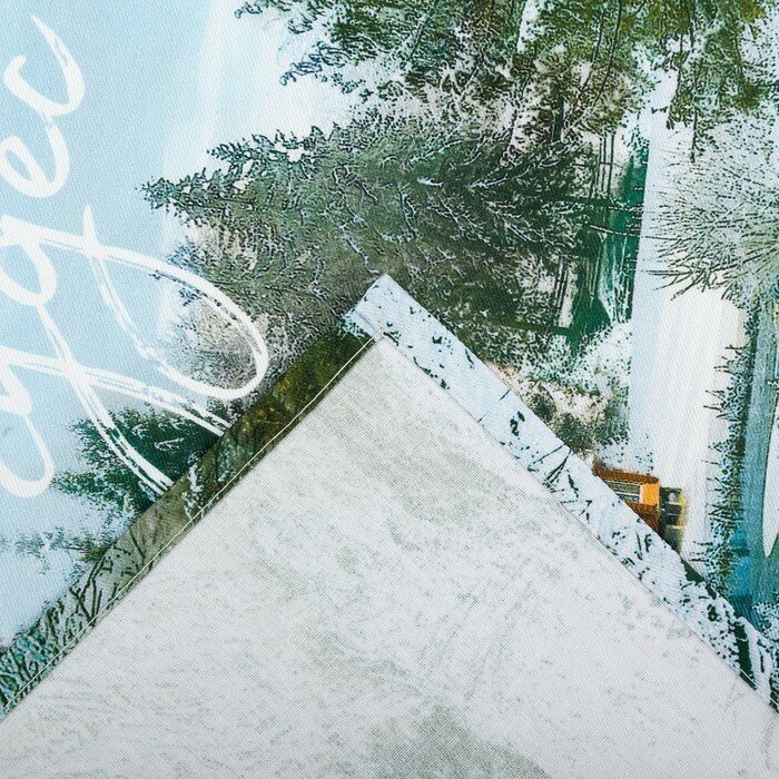 Полотенце "Этель" Зимняя сказка 40х70 см, 100% хл, саржа 190 гр/м2 - фотография № 2