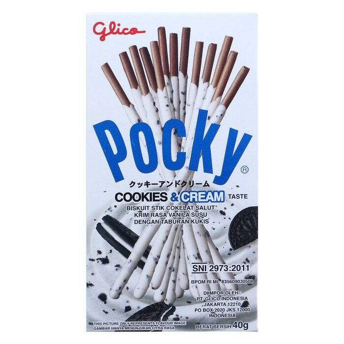 Печенье Glico Pocky со вкусом шоколадного печенья Oreo и кремом, 40 г - фотография № 8