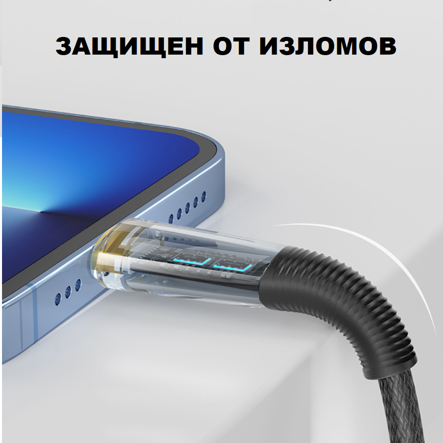 Кабель PALMEXX USB-C to USB-C, PD 100W — фото 5