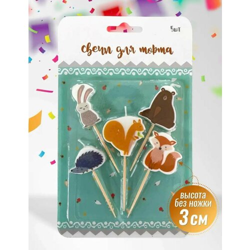 Детские свечи для украшения торта 