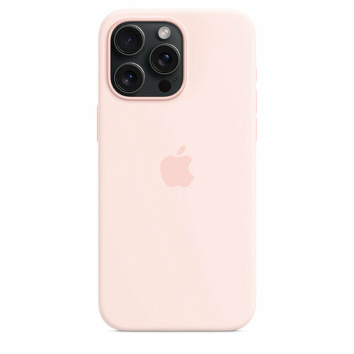 Apple iPhone 15 Pro Max Silicone Case with MagSafe - Light Pink (MT1U3) чехол apple iphone 15 pro silicone case magsafe light pink