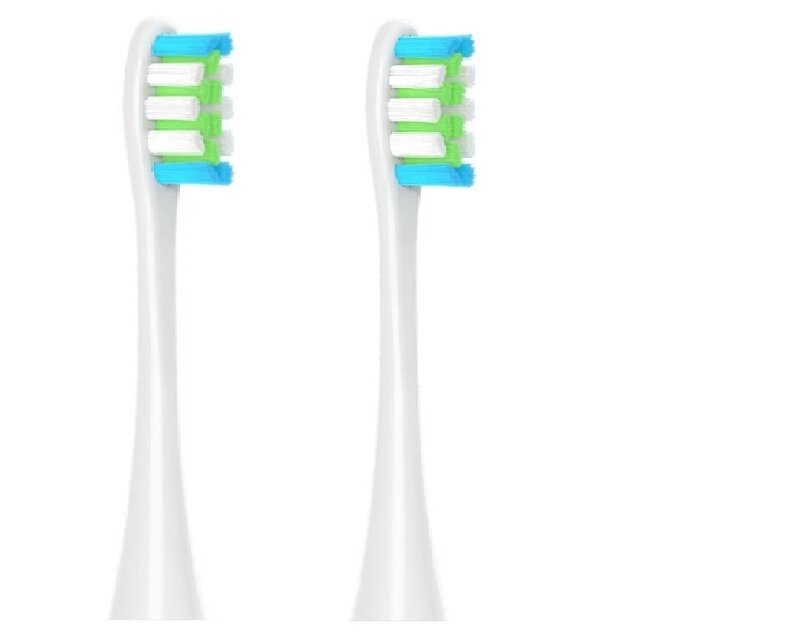 Сменные насадки для зубной щетки Oclean X / X PRO / Z1 / F1 / One / Air 2 / SE белый 2шт