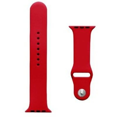 INTERSTEP Ремешок SPORT для Apple Watch 38/40 мм, силикон красный