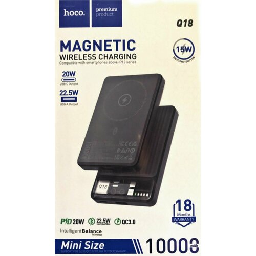 Пoвербанк hoco Q18 10000 mAh BLACK 330000₽